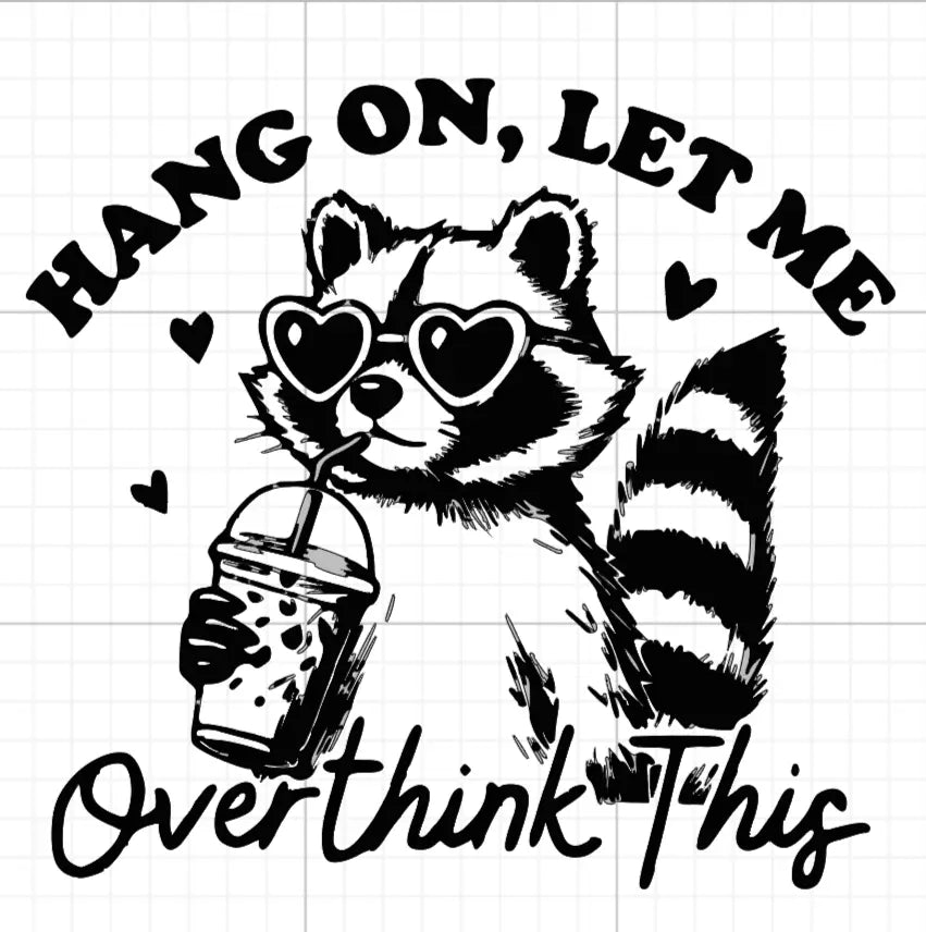 Hang on let me over think this 2 inch Decal - Stickers and More by MatthiaStickers and More by Matthia