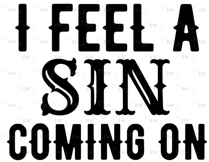 I feel a sin coming on - Stickers and More by MatthiaStickers and More by Matthia