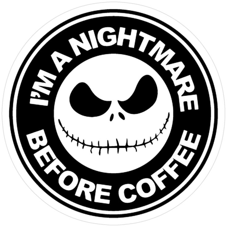 I'm a nightmare before coffee - Stickers and More by MatthiaStickers and More by Matthia