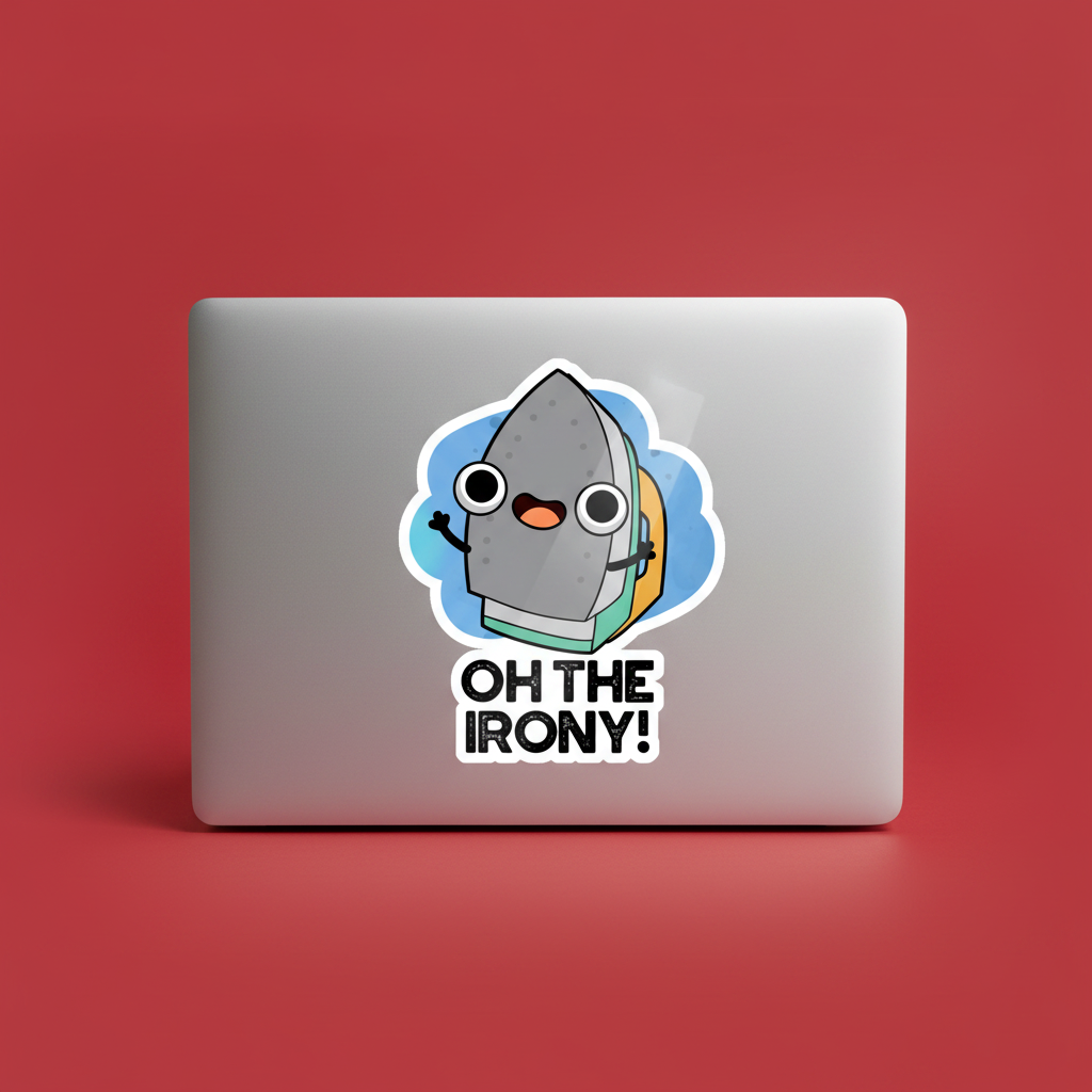 Oh the irony! Stickers and More by Matthia