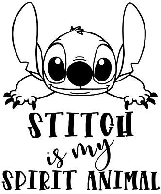 Stitch is my spirit animal Stickers and More by Matthia