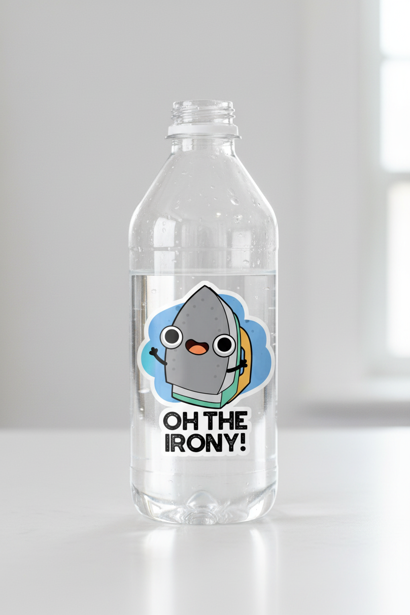 Oh the irony! Stickers and More by Matthia