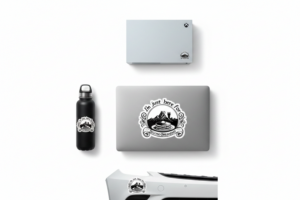 Second breakfast lotr - Stickers and More by Matthia